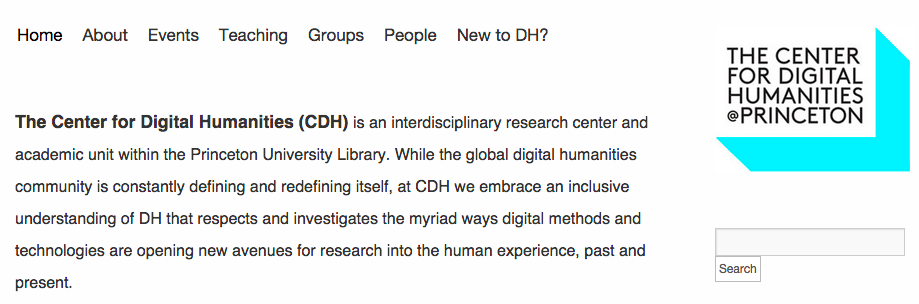 Center for Digital Humanities